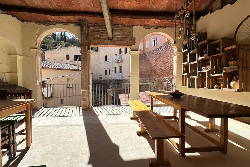 Habitacion L'Elefant En Casa Cami De Les Aiguees Monistrol De Montserrat Exteriör bild