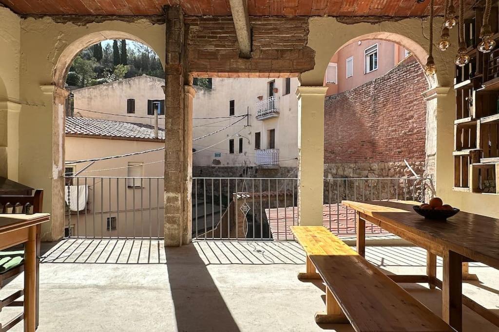 Habitacion L'Elefant En Casa Cami De Les Aiguees Monistrol De Montserrat Exteriör bild